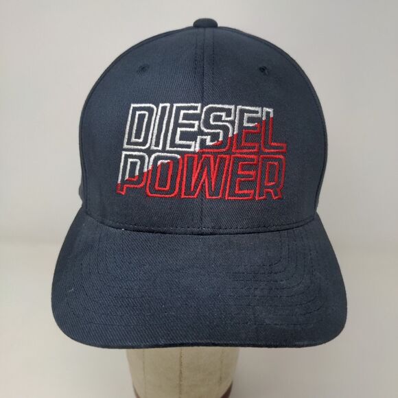 Flexfit Men's Fitted Hat Blue Size L/XL Diesel Power Logo Embroidered - Picture 3 of 11